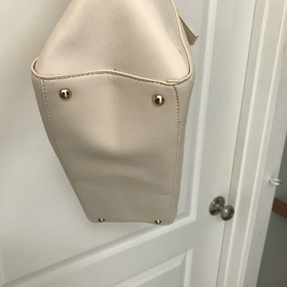 Ulta Large Ivory Faux Leather Tote NWT - Picture 3 of 8